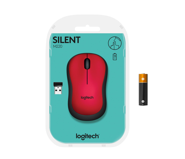 LOGITECH M220 czerwona - 329386 - zdjęcie 11